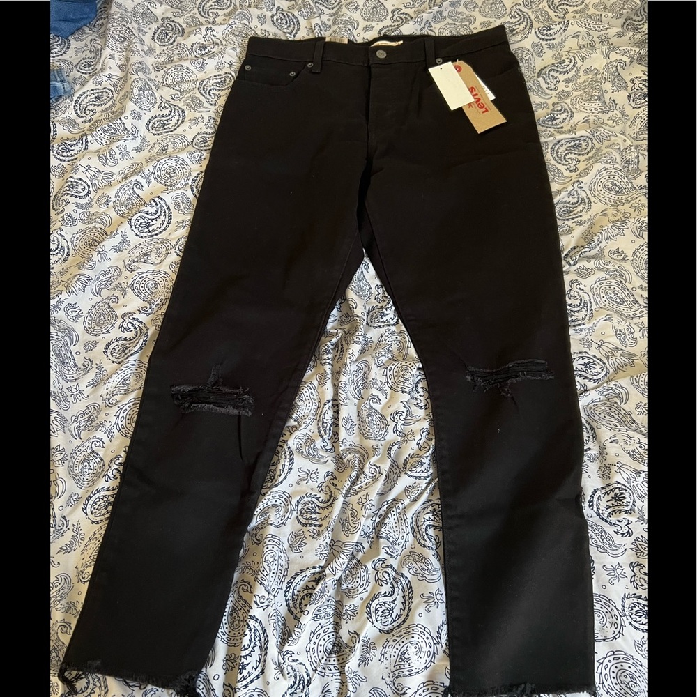 Levi’s Black Wedgie Skinny Jeans